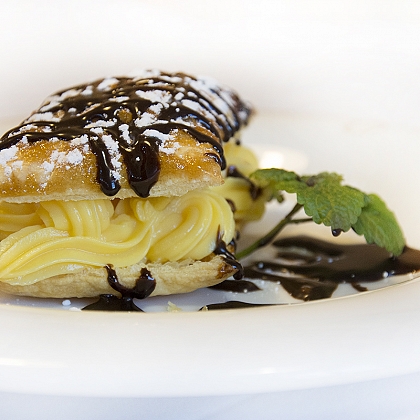 Hojaldre relleno de crema