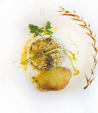 REVUELTO DE GAMBAS Y SETAS