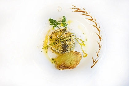 Scrambled Eggs with Prawns and Mushrooms