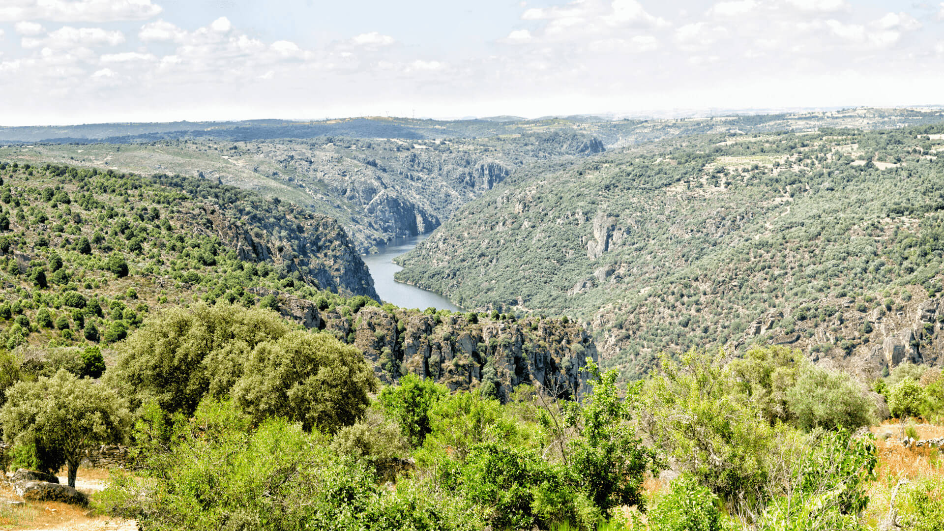 El impresionante paisaje de los Arribes del Duero esculpido por el riacuteo Duero