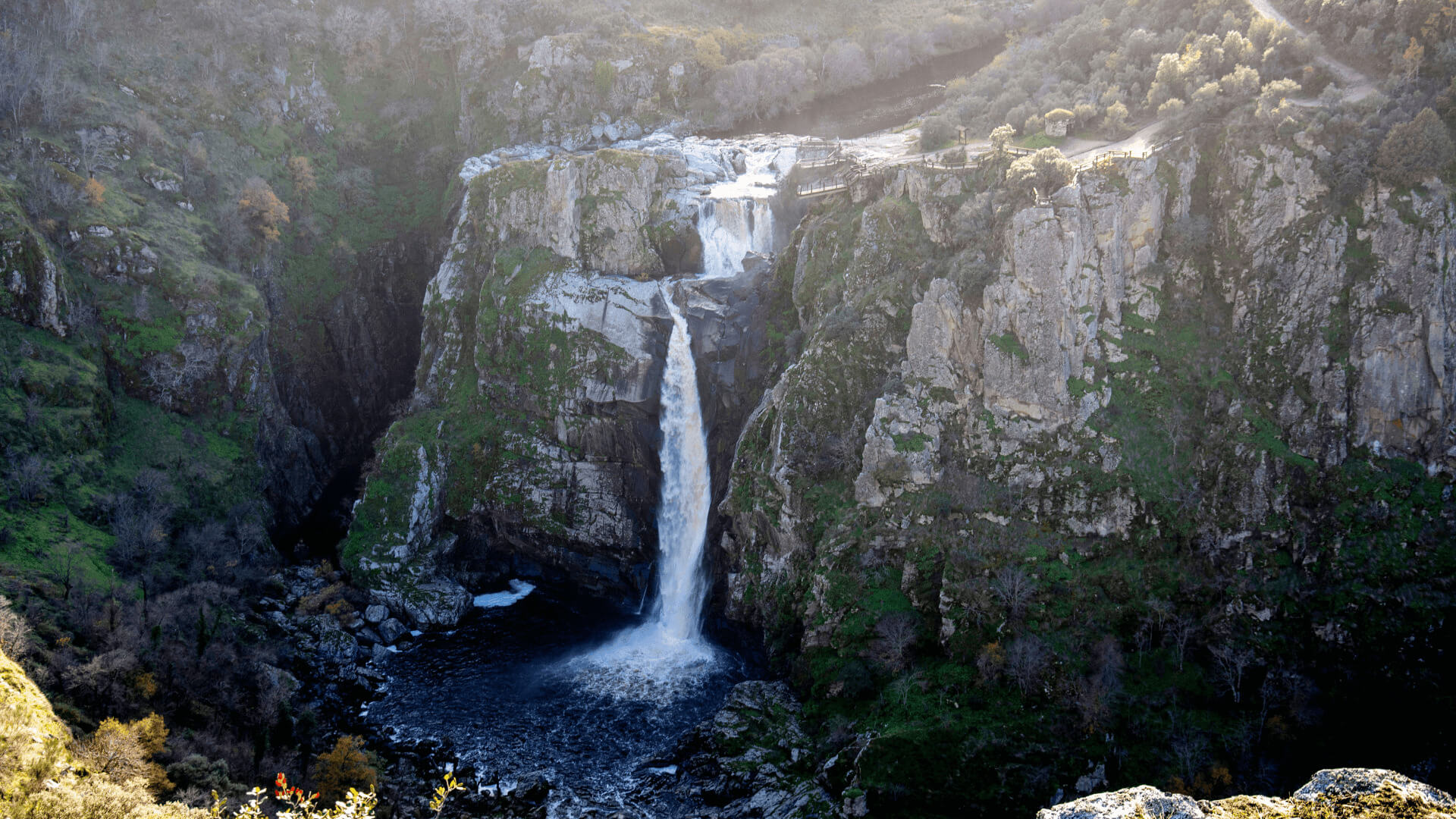 Waterfalls in the Arribes del Duero